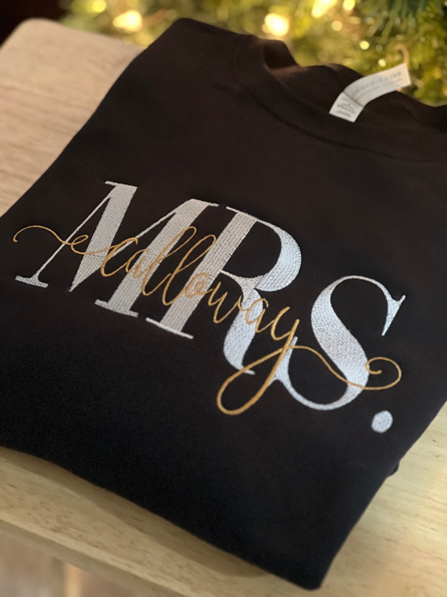 Custom Mrs. Sweatshirt