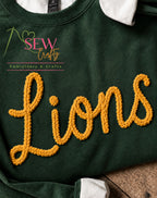 College Chunky Yarn Sweatshirts