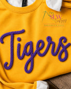 College Chunky Yarn Sweatshirts