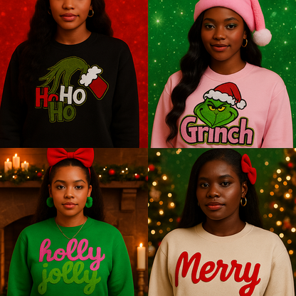 Grinch Christmas Sweatshirt