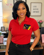 Personalized Chalkboard Embroidered Polo