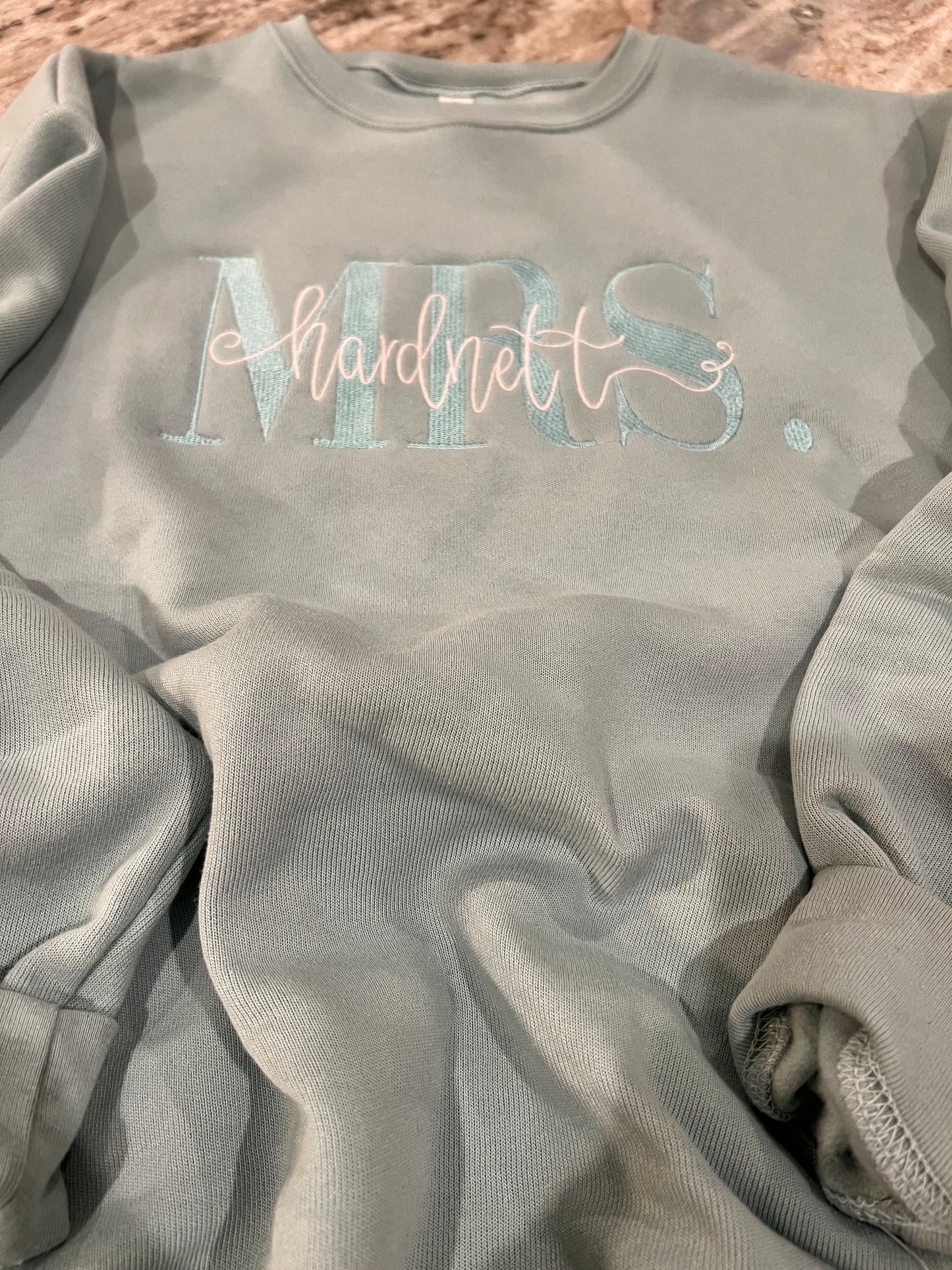 Custom Mrs. Sweatshirt