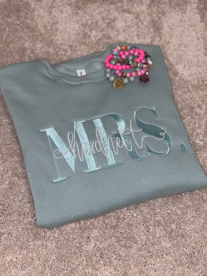 Custom Mrs. Sweatshirt