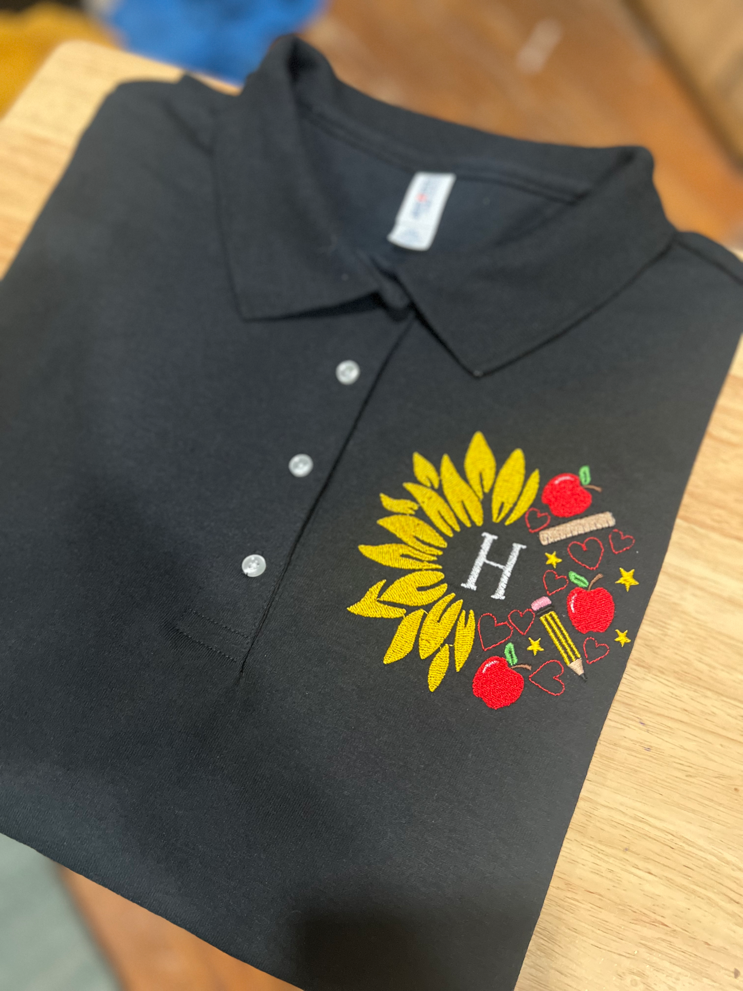 Sunflower Polo Design