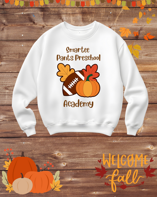 Smartee Pants Fall Football Sweatshirt