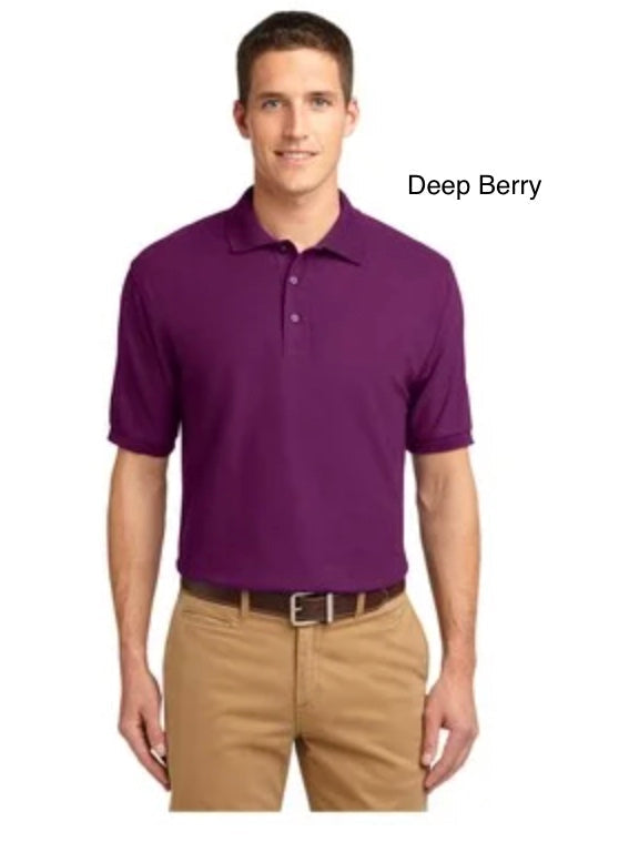 Personalized Apple Trio Embroidered Polo